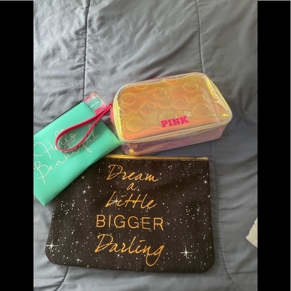 Bundle of make up bags